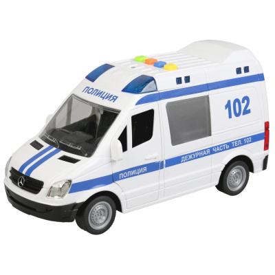 Металлическая машинка Mercedes-Benz Sprinter Полиция Технопарк SPRINTER-22PL-POL